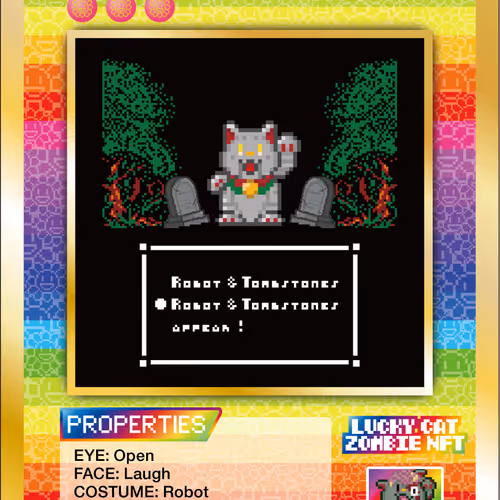 Lucky Cat Zombie Nft