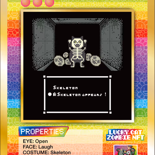 Lucky Cat Zombie Nft