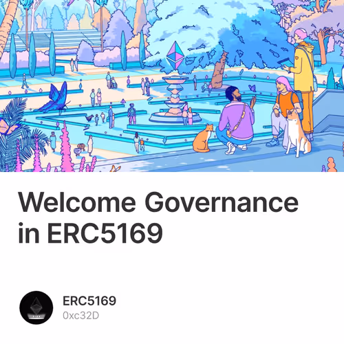 Welcome Governance In Erc5169
