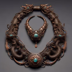 DRAGON NECK PIECE #3113