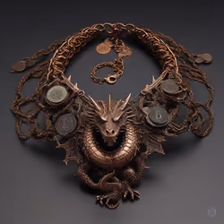 DRAGON NECK PIECE #2090