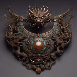 DRAGON NECK PIECE #77