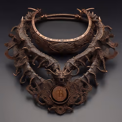 DRAGON NECK PIECE #2044