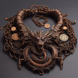 DRAGON NECK PIECE #5833