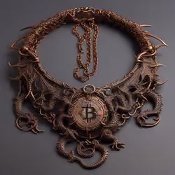 DRAGON NECK PIECE #2095