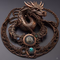 DRAGON NECK PIECE #2046