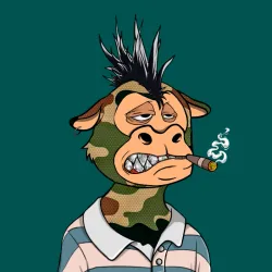 Goofy Mod Cow #7758