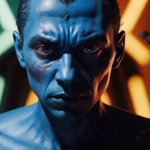 blue alien