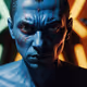 blue alien