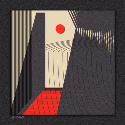 Red Dot in Line Space