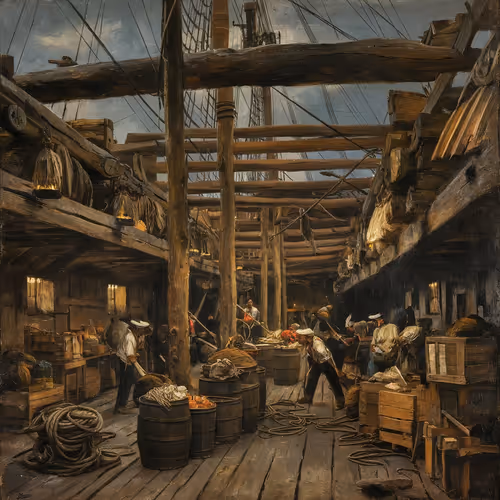 The gritty realism of life aboard a 16th-century galleon