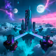Floating Cyber Towers