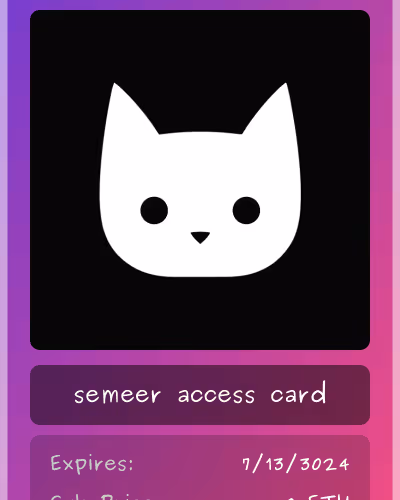 semeer club card
