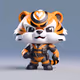 Cute animal soldiers