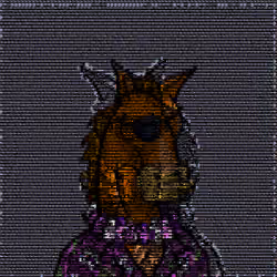 Horse Invisible #777