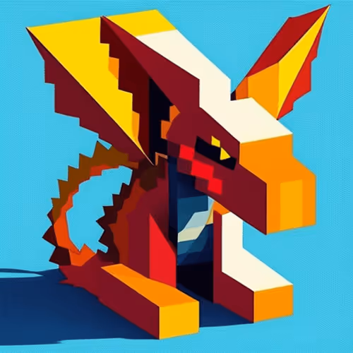 Pixels Dragon