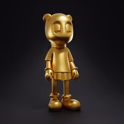 Female Gold Finish
