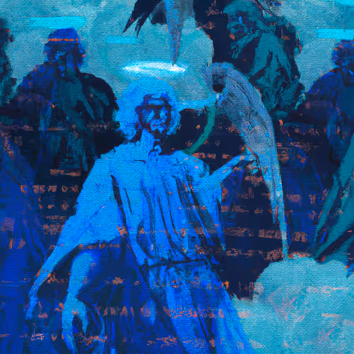 DIVINATION: BLUE ANGELS (CANVAS)