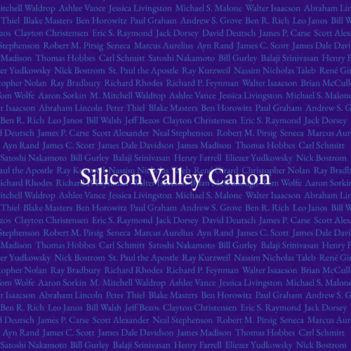 Books Silicon Valley Canon