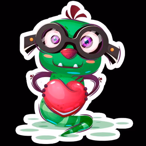 Green Heart Monster