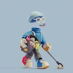 Invisible Friends 3D #467
