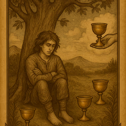 Cosmic Tarot - Four of Cups