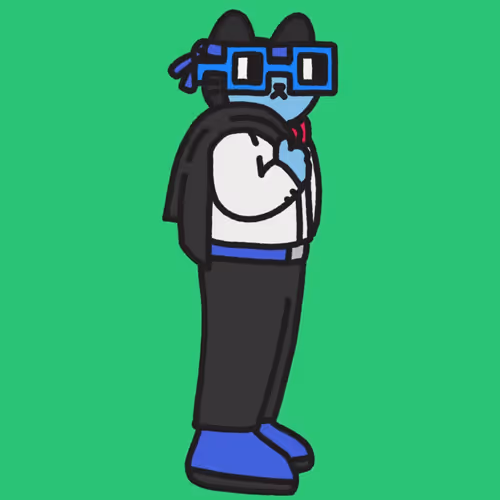 The Thinker- Onchain Summer Ninja Cool Cat Models $Based Noggles #11