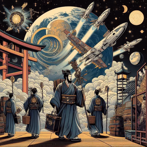 Celestial Ukiyo-e