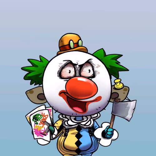 Pretty Mischievous Clown