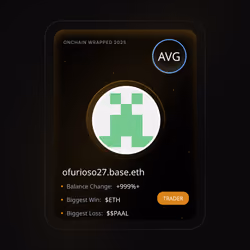 OnchainWrapped 2025 - Trader #2