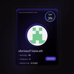 OnchainWrapped 2025 - Creator #1