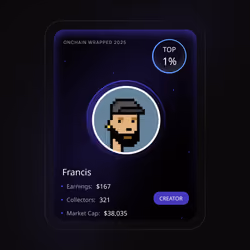 OnchainWrapped 2025 - Creator #1