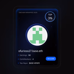 OnchainWrapped 2025 - Builder #0