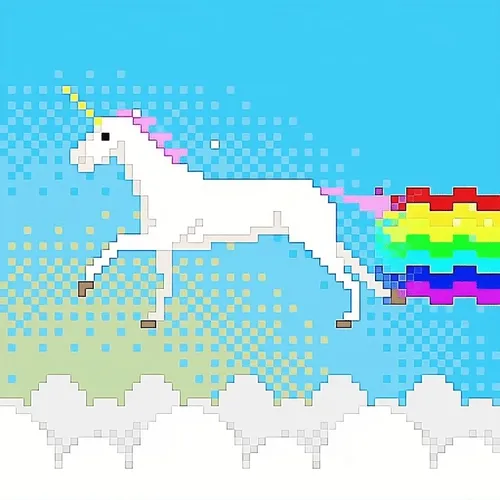 Horserainbowpixelart