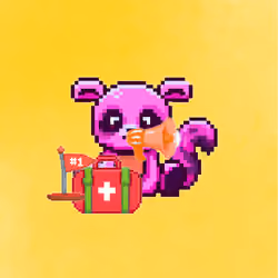 Pixel Squirrel Football#468
