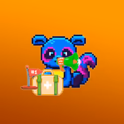 Pixel Squirrel Football#2