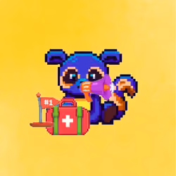 Pixel Squirrel Football#471