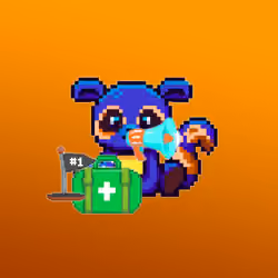 Pixel Squirrel Football#490