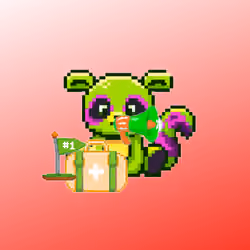 Pixel Squirrel Football#469