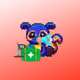 Pixel Squirrel Football#1