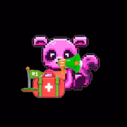 Pixel Squirrel Football#260