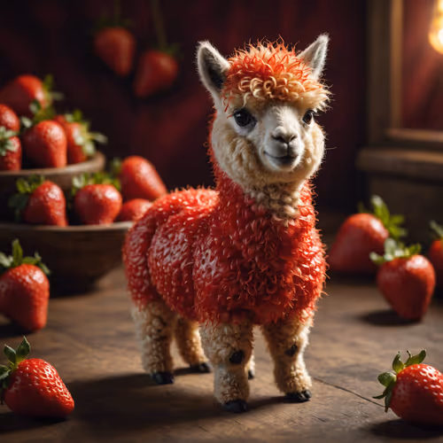 Alpaca Dreams in Strawberry Fields