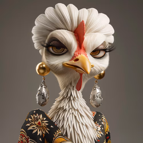 Fancy hen #666