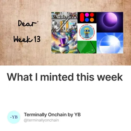 What I minted this week #14