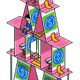 USDC Card Tower