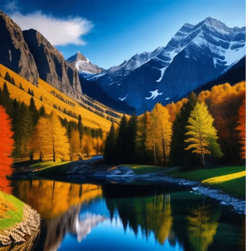 Beautifull scenery booster 100 free mint 1/100