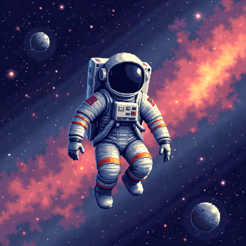 A space  man art