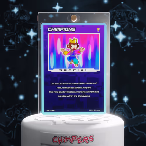 Chimpers Cards Genesis Glitch