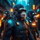 Monkeys Cyber-Punk