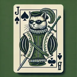 Cat Jack of Spades
